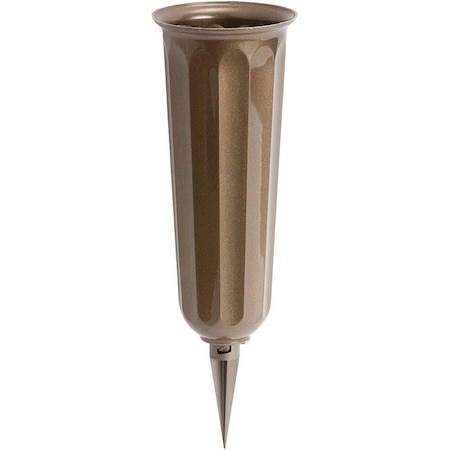Afs 3" Plastic Cone - Round Bottom Vase: Bronze (case of 36) 5013